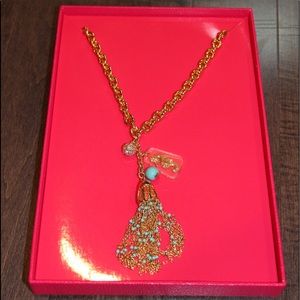 Lilly Pulitzer Gold with Turquoise Necklace